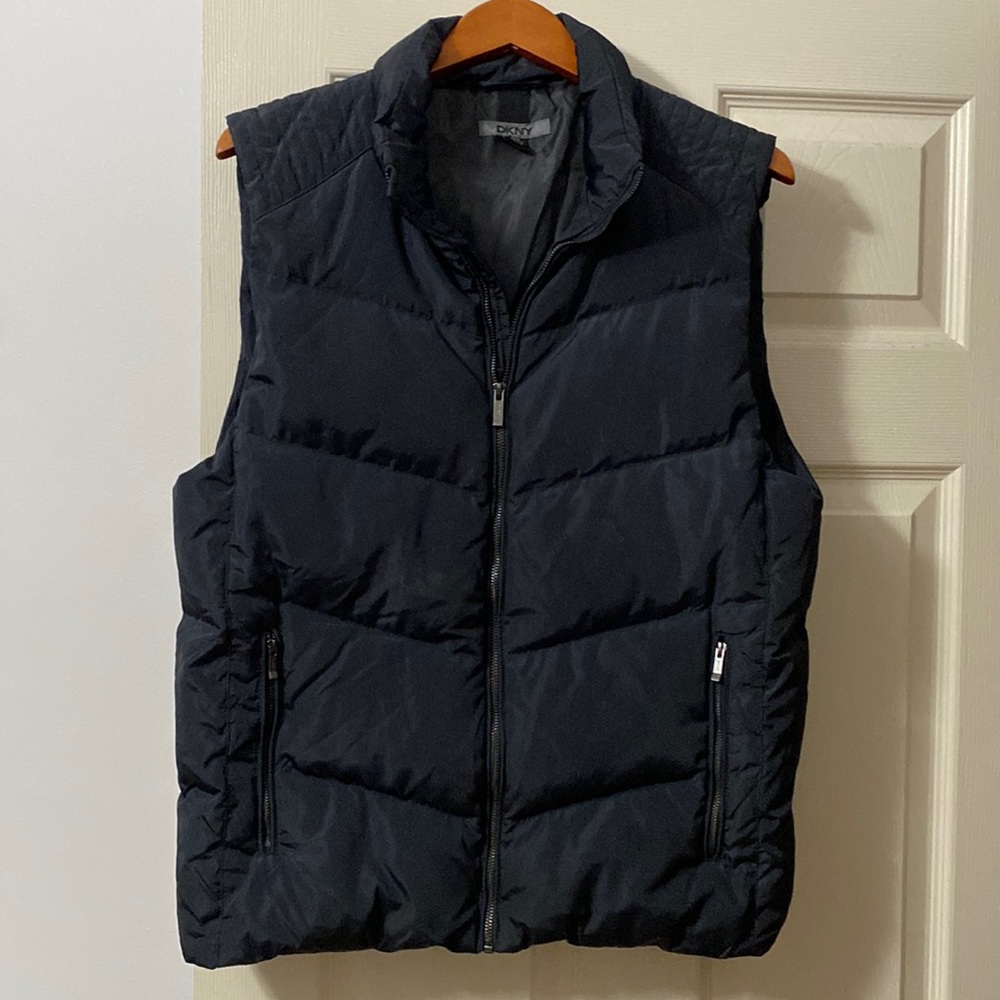 DKNY mens puffer vest